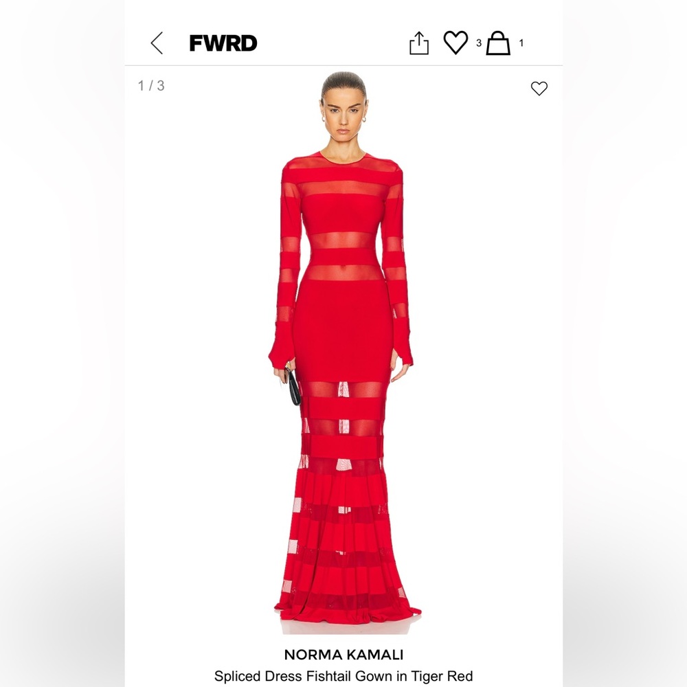 Normal Kamali Fishtail Gown